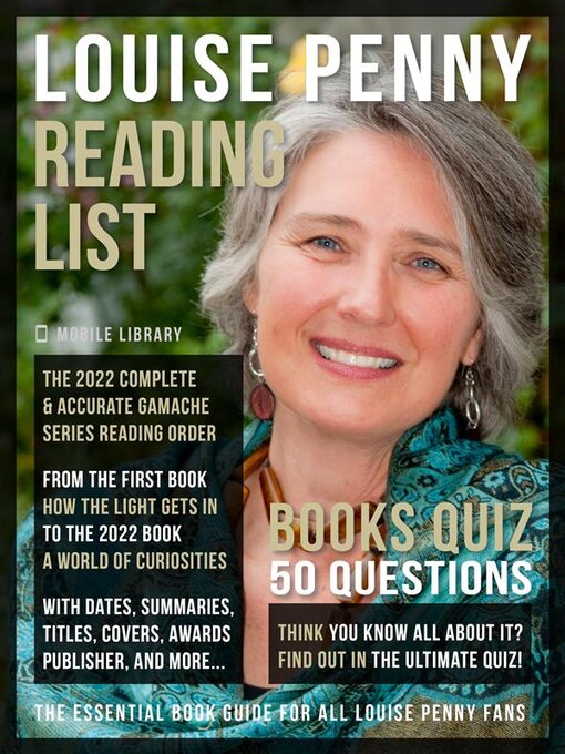 Title details for Louise Penny Reading List and Books Quiz by Mobile Library - Wait list